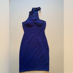 NAVY HOMECOMING FORMAL DRESS!!! WORN ONCE!
